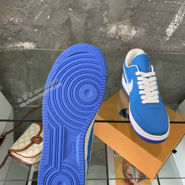 LV路易威登男士休閒運動鞋 Nike X Lv世紀大聯名22親友限定款運動板鞋 dx3150